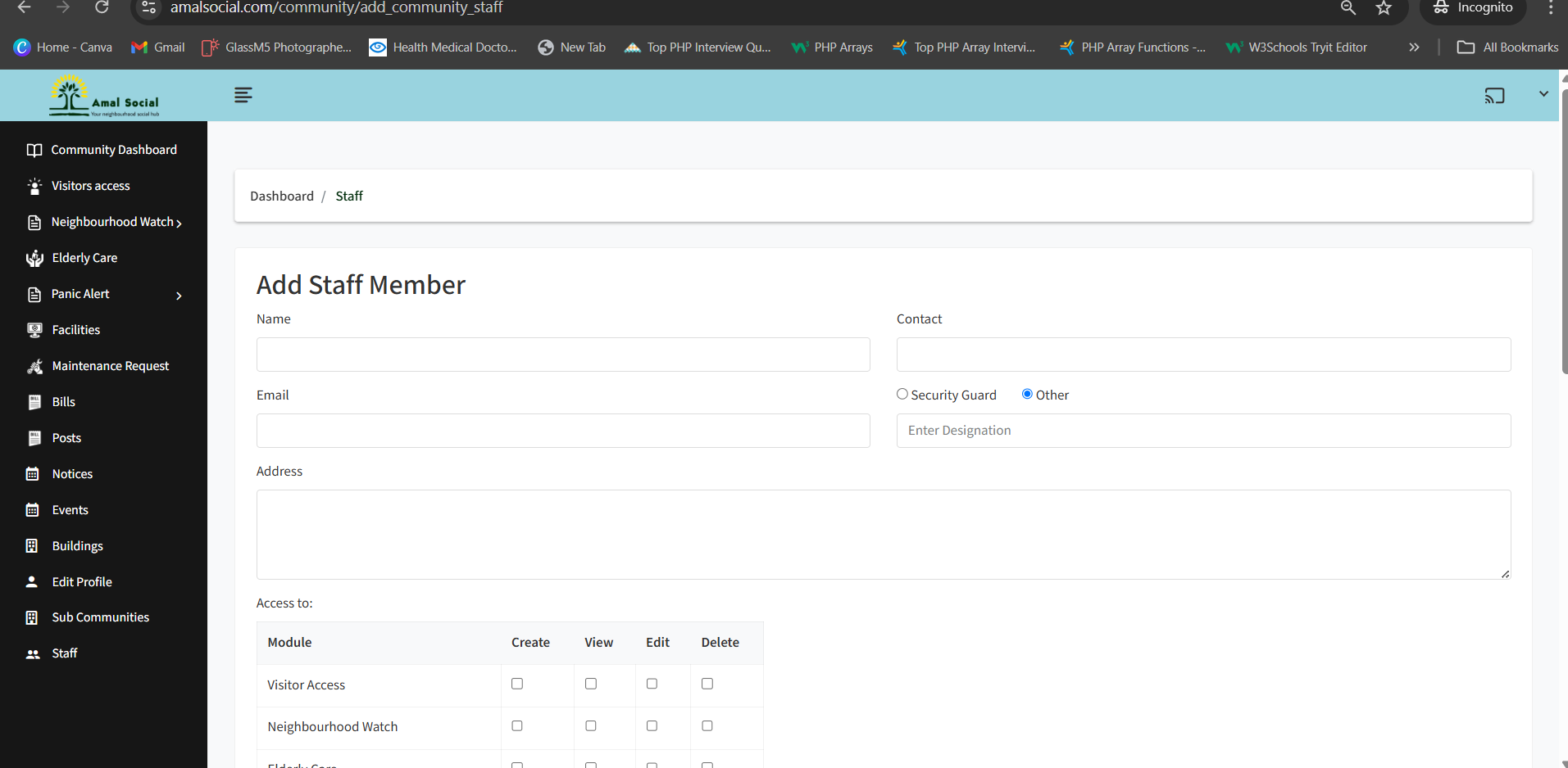 Testing Online Event Web